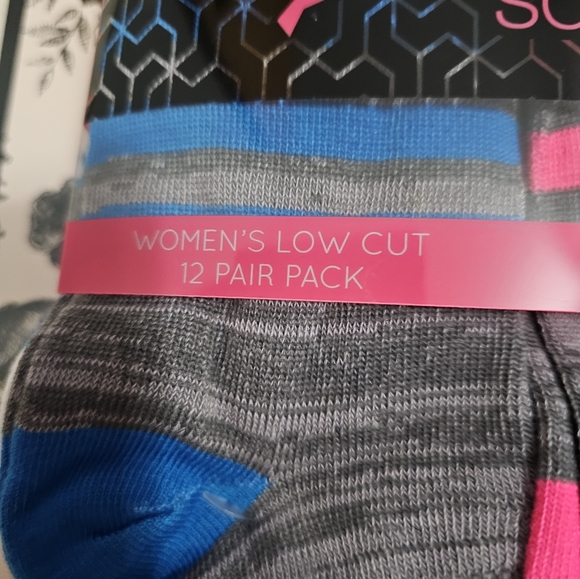 airstep low cut 12 pair athletic socks shoe size 4_10 - Picture 3 of 6